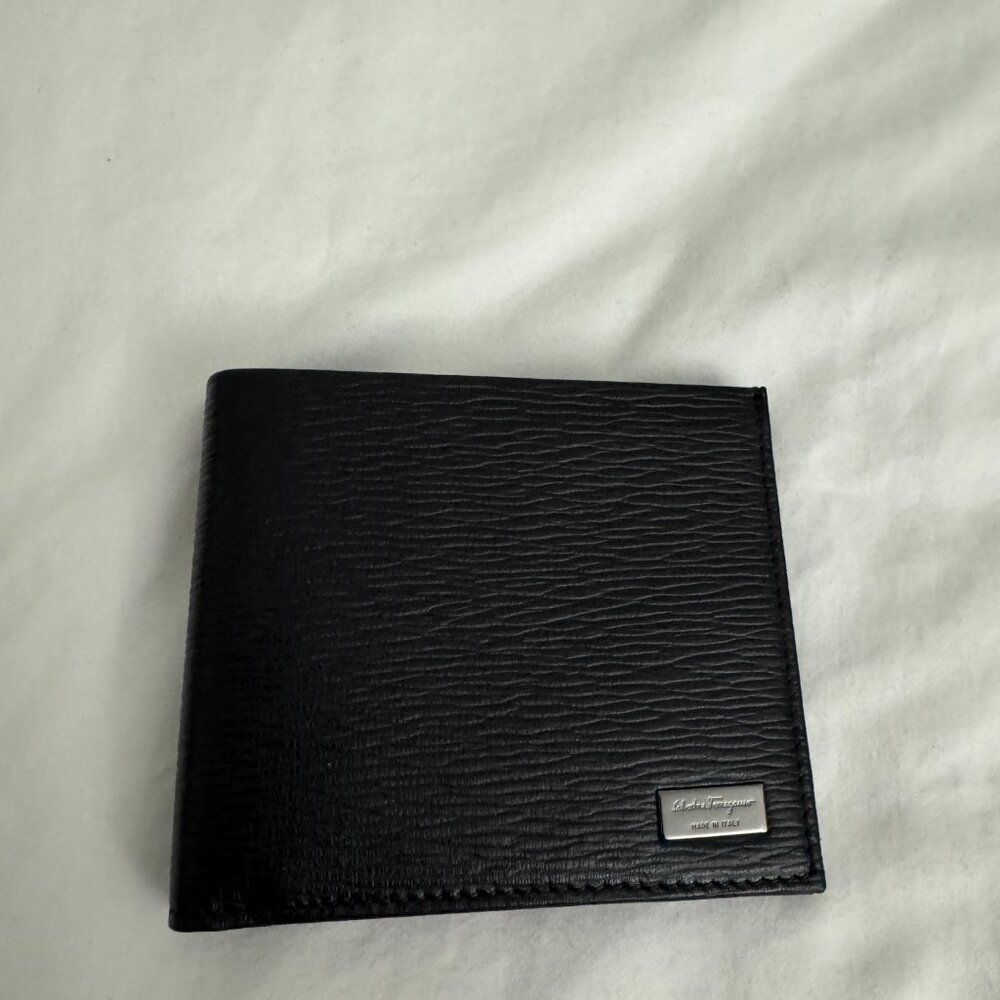 Ferragamo Revival Bi-Fold Leather Wallet
